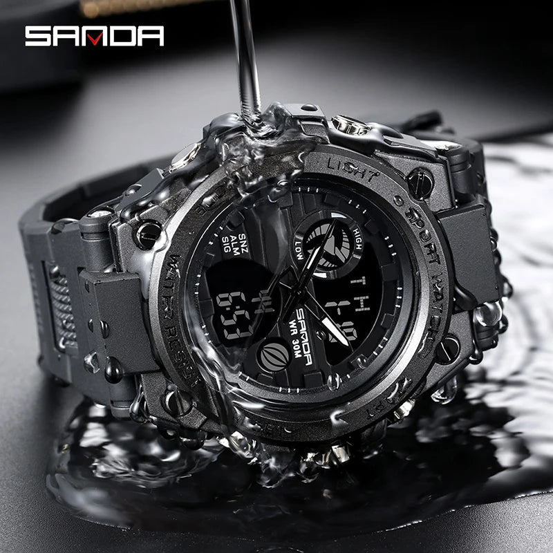 Relógio Masculino SANDA G-Style Militar