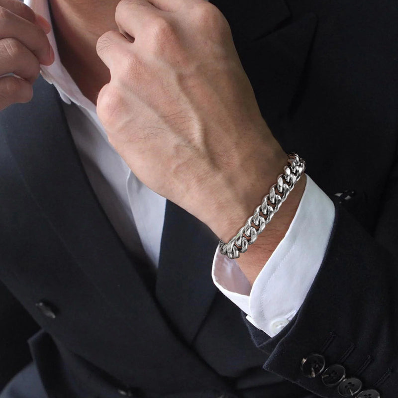Pulseira Corrente Miami Curb – Luxo e Resistência
