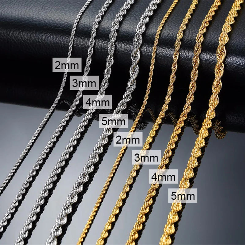 ✨ Corrente Rope – Estilo & Brilho