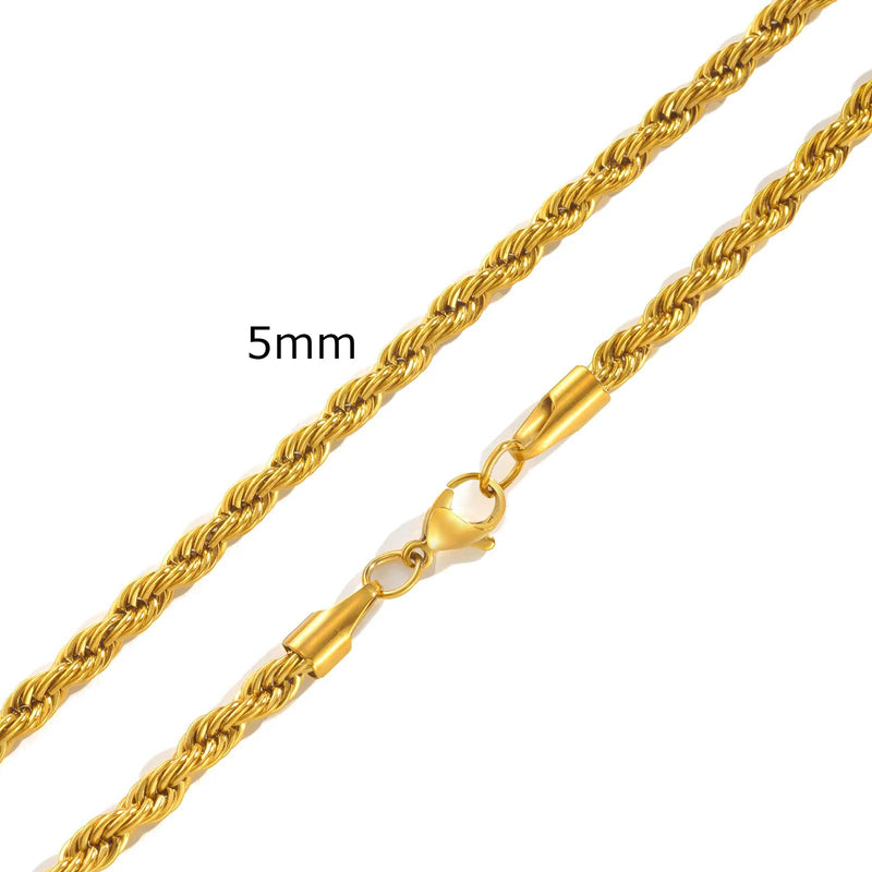 ✨ Corrente Rope – Estilo & Brilho