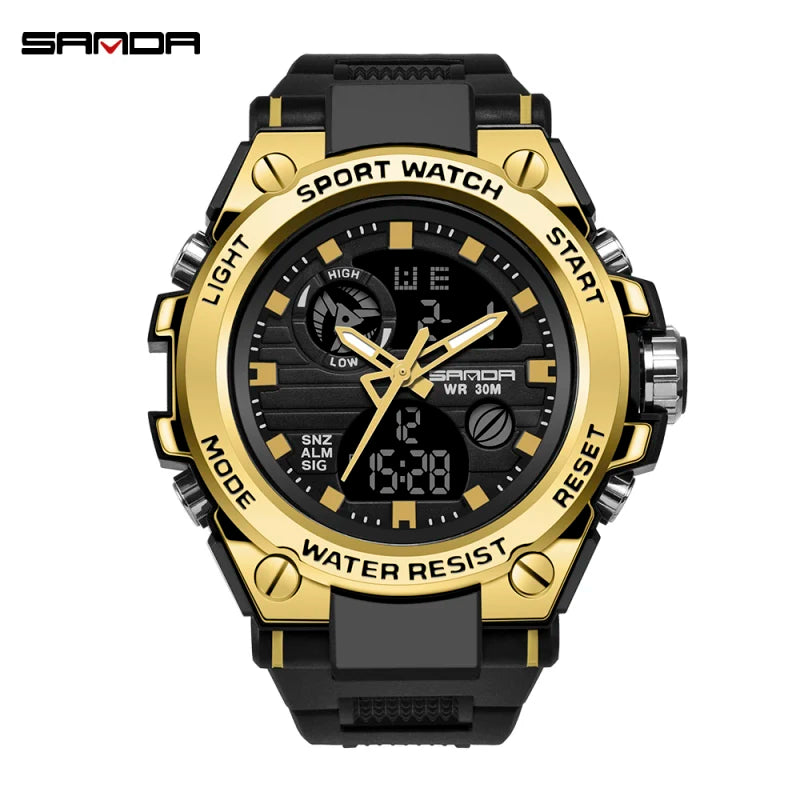 Relógio Masculino SANDA G-Style Militar