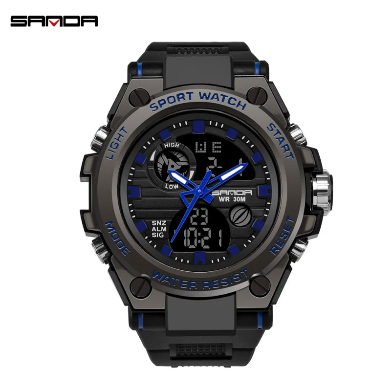 Relógio Masculino SANDA G-Style Militar