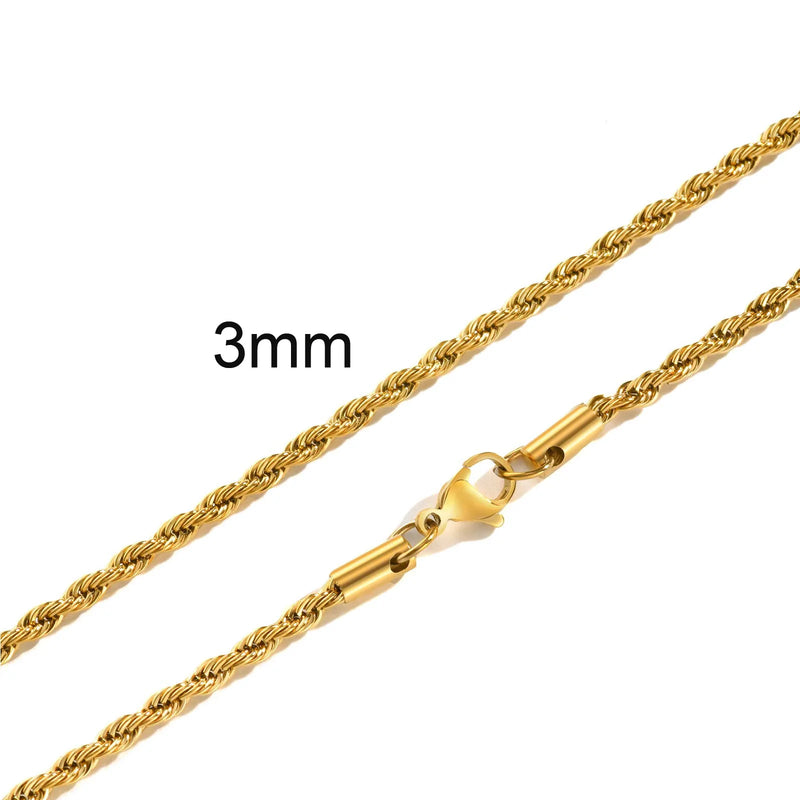 ✨ Corrente Rope – Estilo & Brilho
