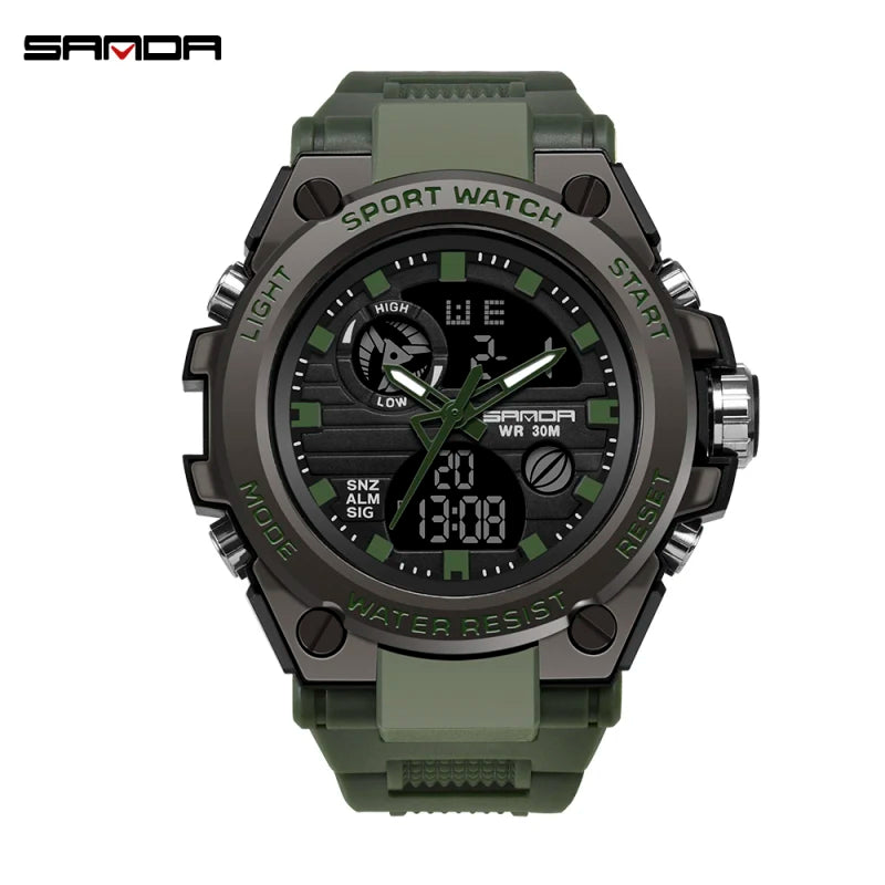 Relógio Masculino SANDA G-Style Militar