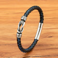 Pulseira XQNI Couro Vintage Masculina
