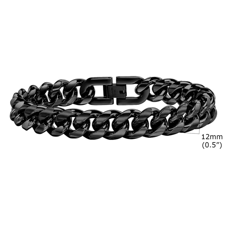 Pulseira Corrente Miami Curb – Luxo e Resistência