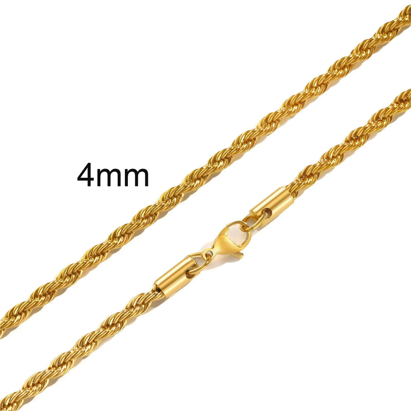 ✨ Corrente Rope – Estilo & Brilho
